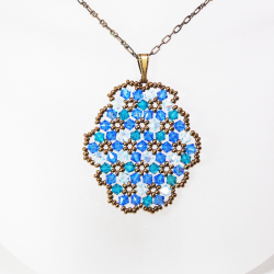 Pendant 45cm - Marissa Oval-Bronze Chain - Pendant 45cm - Laiton bronze